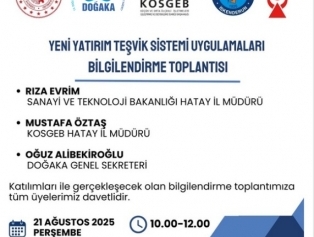 Yerel Kalkınma İçin Yeni Yatırım Teşvik Sistemi Bilgilendirme Toplantısı Galeri