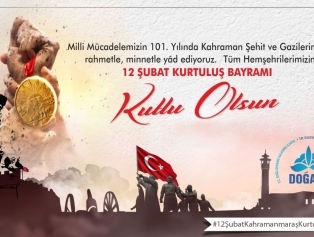DOĞAKA'dan Kahramanmaraş'ın Kurtuluşunun 101'inci Yıl Dönümü Kutlama Mesajı Galeri