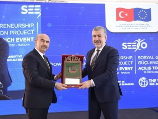 Sosyal Girişimcilik Güçlendirme ve Uyum Projesinin Açılışı Mardinde Gerçekleştirildi Galeri