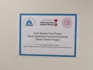 Kahramanmaraş Büyükşehir Belediyesi Akıllı Bisiklet Yolu Projesi Teknik Şartname Hazırlama Desteği Teknik Destek Projesi sona erdi. Galeri