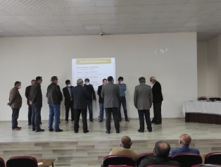Afşin Kaymakamlığı’nın Teknik Destek Projesi kapsamında “Yönetimden Kuruma Kurum Kültürü” Projesi tamamlandı. Galeri