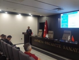 Sanayi ve Teknoloji İşbirliği Kurulu (SANTEK) OSB bilgilendirme toplantıları kapsamında Antakya OSB de yapılan toplantıda özel sektör temsilcilerine Ajansımız destekleri hakkında bilgiler verildi Galeri