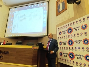 Sanayi ve Teknoloji İşbirliği Kurulu (SANTEK) OSB bilgilendirme toplantıları kapsamında İskenderun OSB de yapılan toplantıda özel sektör temsilcilerine Ajansımız destekleri hakkında bilgiler verildi. Galeri
