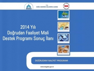 2014 Yılı Doğrudan Faaliyet Mali Destek Programı Sonuç İlanı Galeri