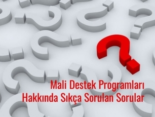 Mali Destek Programları Hakkında Sıkça Sorulan Sorular Galeri