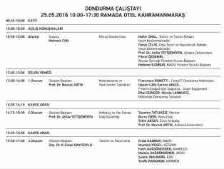 Kahramanmaraş Dondurma Çalıştayı Galeri