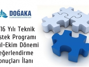 2016 Yılı Teknik Destek Programı Eylül-Ekim Dönemi Değerlendirme Sonuçları İlanı Galeri