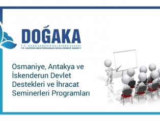 Osmaniye, Antakya ve İskenderun Devlet Destekleri ve İhracat Seminerleri Programları Galeri