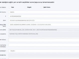Kahramanmaraş 2018 Yılı Uygulamalı Girişimcilik Eğitimleri Galeri
