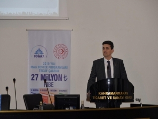 Doğu Akdeniz Kalkınma Ajansı  (DOĞAKA) 2019 Yılı Mali Destek Programları Açılış Toplantısı Kahramanmaraş’ta gerçekleştirildi. Galeri