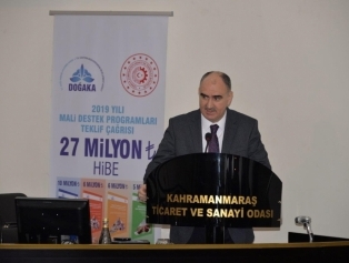Doğu Akdeniz Kalkınma Ajansı  (DOĞAKA) 2019 Yılı Mali Destek Programları Açılış Toplantısı Kahramanmaraş’ta gerçekleştirildi. Galeri