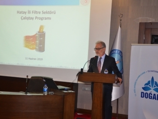 Sanayi ve Teknoloji Bakanlığı, Doğu Akdeniz Kalkınma Ajansı ve İskenderun Ticaret ve Sanayi Odası İşbirliğiyle “Hatay ili Filtre Sektörü Değer Zinciri Analizi Çalıştayı” düzenlendi. Galeri
