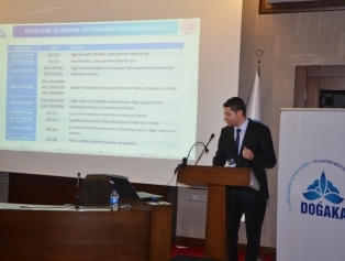 Sanayi ve Teknoloji Bakanlığı, Doğu Akdeniz Kalkınma Ajansı ve İskenderun Ticaret ve Sanayi Odası İşbirliğiyle “Hatay ili Filtre Sektörü Değer Zinciri Analizi Çalıştayı” düzenlendi. Galeri