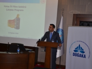 Sanayi ve Teknoloji Bakanlığı, Doğu Akdeniz Kalkınma Ajansı ve İskenderun Ticaret ve Sanayi Odası İşbirliğiyle “Hatay ili Filtre Sektörü Değer Zinciri Analizi Çalıştayı” düzenlendi. Galeri