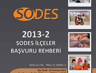 Bölge İllerimiz Bazı İlçelerine Yönelik  2013 Yılı Sodes-2 Program Duyurusu Galeri