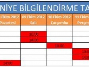 2012 Teknik Destek Programı ılçeler Bilgilendirme Ve Eğitimtakvimi Galeri