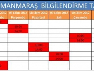 2012 Teknik Destek Programı ılçeler Bilgilendirme Ve Eğitimtakvimi Galeri